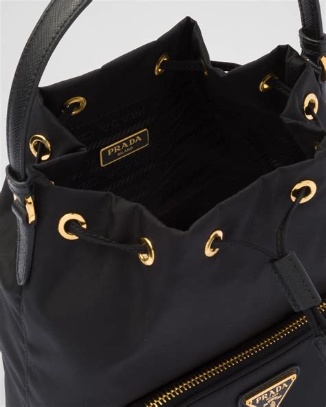 prada duet shoulder bag|prada re nylon bucket bag.